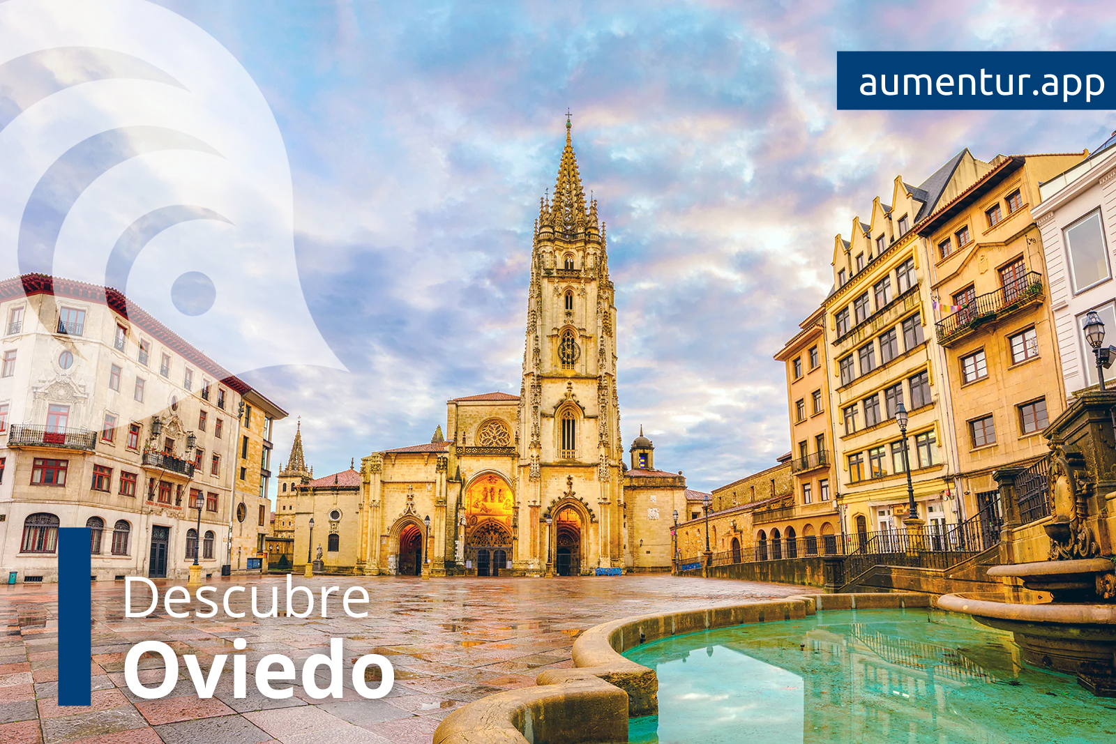 Aumentur, l'application touristique intelligente qui permet de découvrir la ville avec son téléphone portable, arrive à Oviedo.